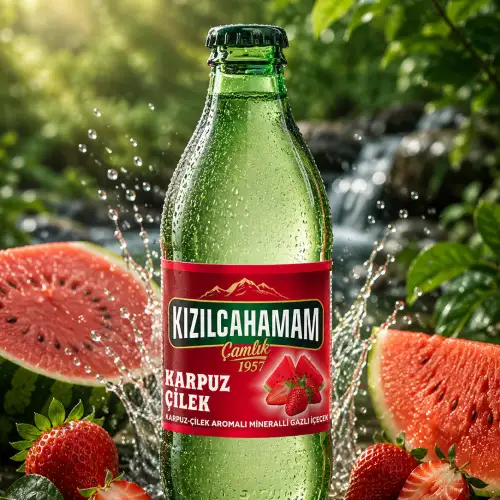 Kızılcahamam Watermelon & Strawberry Sparkling Drink