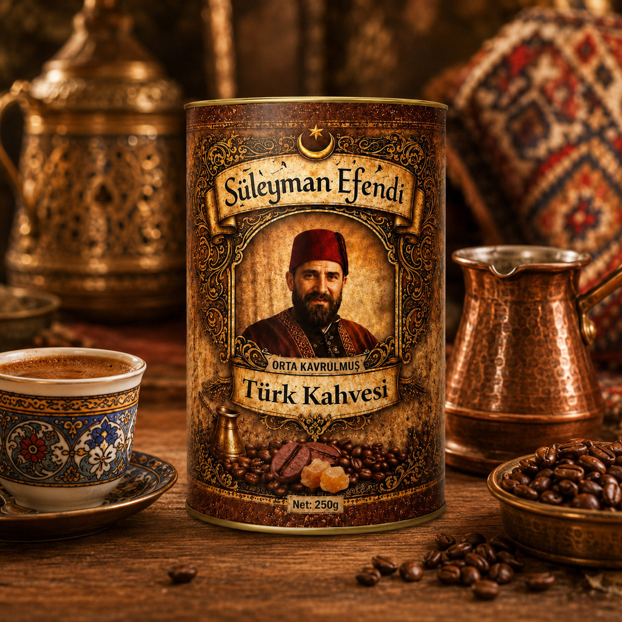 Süleyman Efendi Medium Roasted Turkish Coffee
